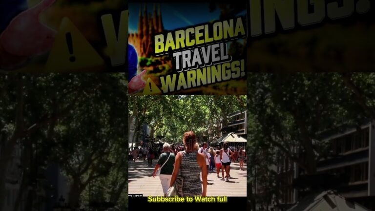 Barcelona Travel Warnings #facts #travelpediaguide #travelguide #travel #hiddengems #travelvlog