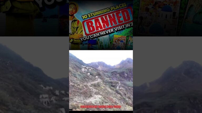 Forbidden! 10 Amazing Places That Will Reject You #travelpediaguide #facts #travelguide #hiddengems