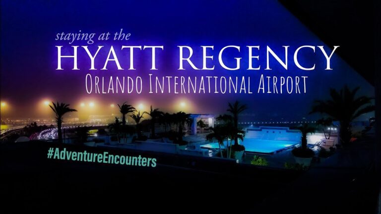 ORLANDO AIRPORT HOTEL | Staying At The Hyatt Regency Inside The Orlando International Airport