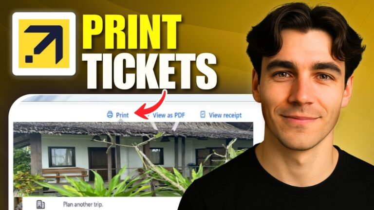 How To Print Airline Tickets From Expedia (Tutorial 2026)
