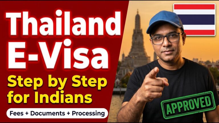 Thailand Tourist E-Visa for Indians — How to Apply Online | All Fees, All Documents, Processing