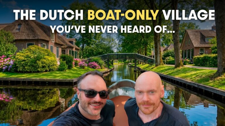 We Found a Dutch Village With Canals Instead of Roads (Giethoorn, Netherlands)