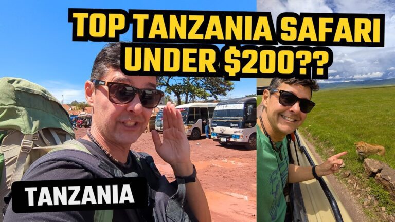 The CHEAPEST Way to Do the Best SAFARIS in Tanzania (Ngorongoro, SERENGETI, Tarangire, etc..)