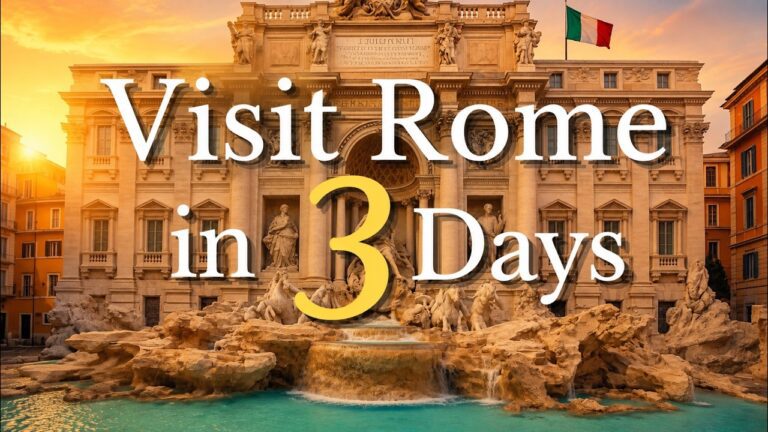 3 Days in ROME, Italy (2026): The Perfect Itinerary for First-Time Visitors