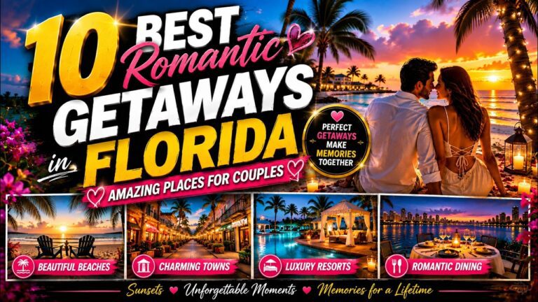 10 Best Romantic Getaways in Florida ❤️ | Amazing Places for Couples