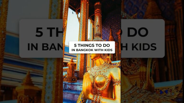 5 Things to Do in Bangkok With Kids #shorts