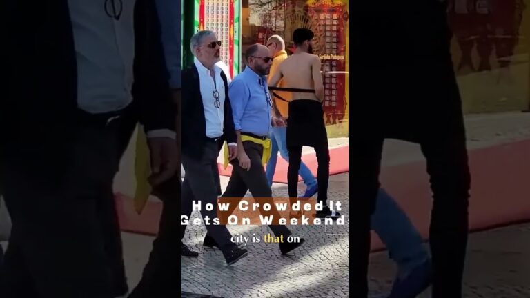 What is with the guys trying to sell you stuff in Lisbon?